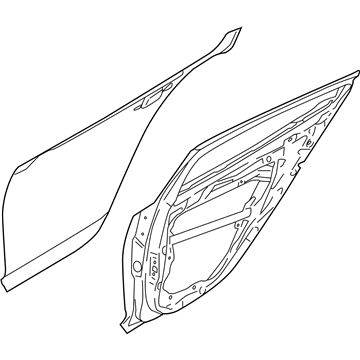 Двері задні Hyundai/Kia 77003J5000 ціна, від 443.31 USD