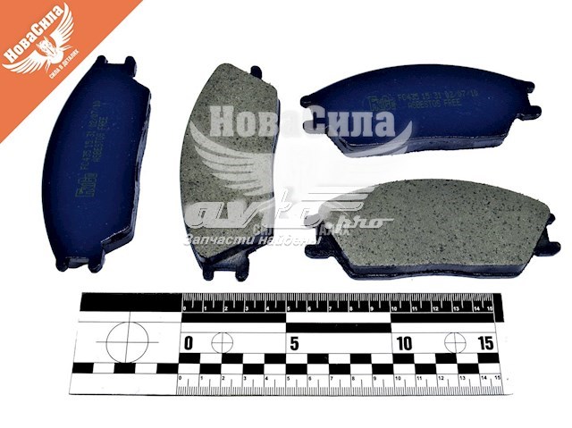 FC435 Frico Передні гальмівні колодки