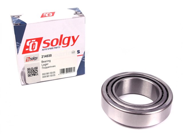214030 Solgy Підшипник маточини задньої, зовнішній