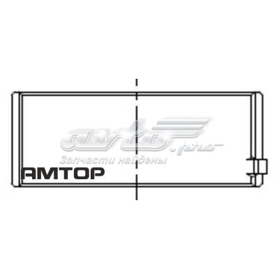 Вкладиші коленвала, корінні, комплект, стандарт (STD) Mahle Original 061HL19078000 ціна, від 35.84 USD