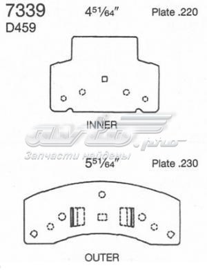 Купити ZX459 Wagner Колодки гальмівні передні, дискові