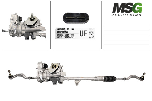 BW414NL00R MSG Rebuilding Рейковий рульовий механізм
