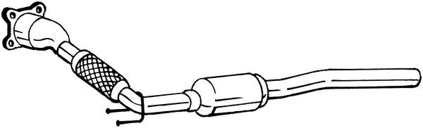 090238 Bosal труба приймальна (штани глушника, передня)