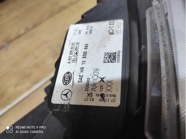 Фара передня права Mercedes A4479068200