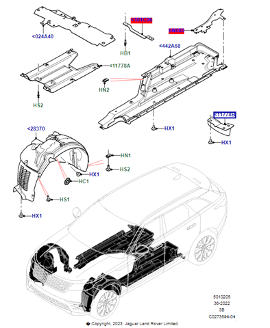  Land Rover LR092681 ціна, від 36.60 USD