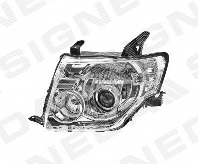 Основна фара в зборі ліва Chrysler 8301A915 ціна, від 92.76 USD