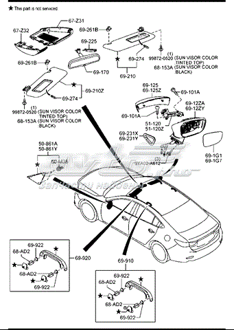  B63B691N762 Mazda