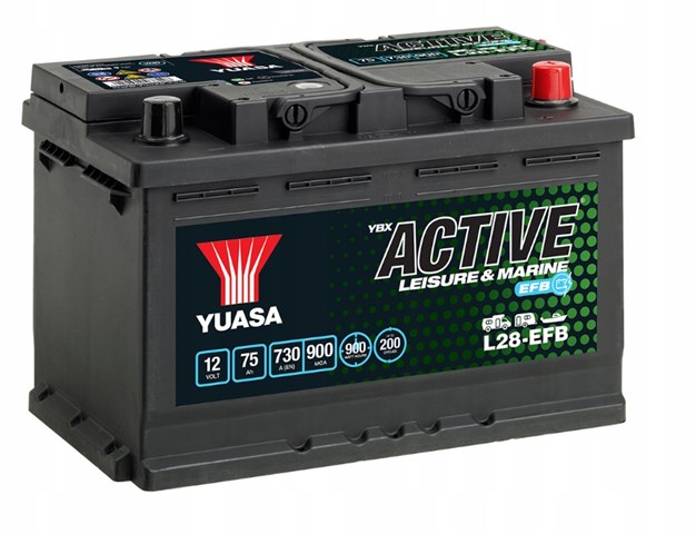Купити Акумулятор Yuasa 75 А/г (L28EFB)