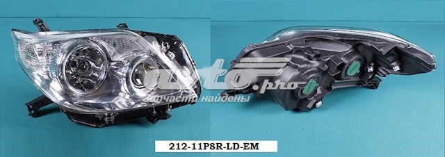 Основна фара - вставка Depo/Loro/Abakus 21211P8RLDEM ціна, від 125.23 USD