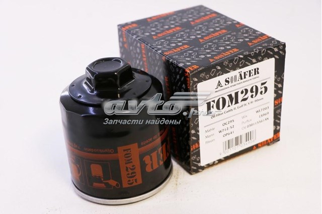 Масляний фільтр двигуна Shafer FOM295 ціна, від 2.81 USD