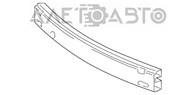 5213106101 Toyota Балка бампера переднього