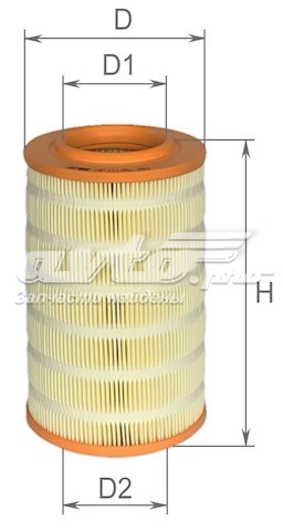 Елемент повітряного фільтра Alpha Filter AF0126 ціна, від 6.85 USD