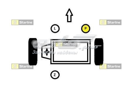 Купити SM0085 Starline Подушка (опора) двигуна, права