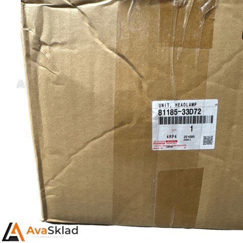Купити 8118533D72 Toyota Основна фара в зборі ліва