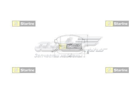 Гальмівні колодки Starline SBDS842P ціна, від 16.49 USD