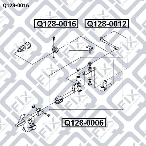 Кронштейн куліси КПП Q-fix Q1280016 ціна, від 2.67 USD