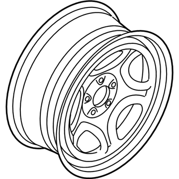 LB5Z1015B Ford Диски колісні (штамповані)