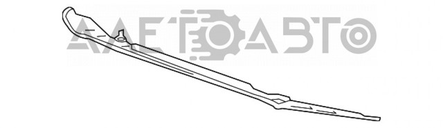 Нижня накладка на передній бампер Starline CPVGPAS172200 ціна, від 43.07 USD