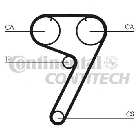 ГРМ ремінь Continental/Siemens CT670