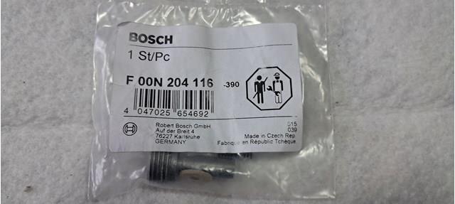 F00N204116 Bosch Клапан високого тиску
