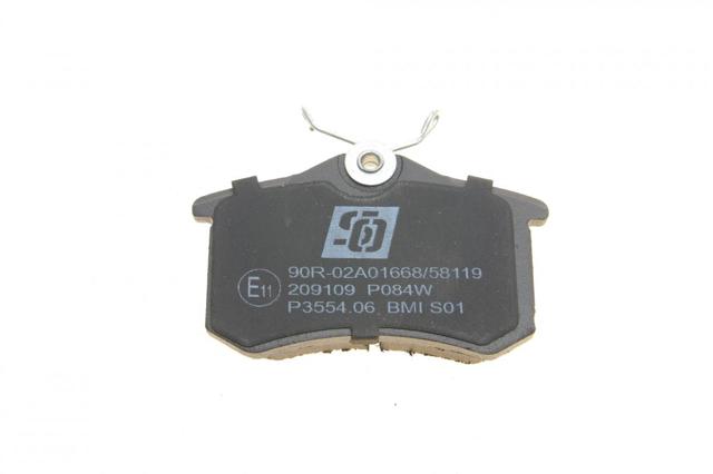 Задні гальмівні колодки Solgy 209109 ціна, від 11.59 USD