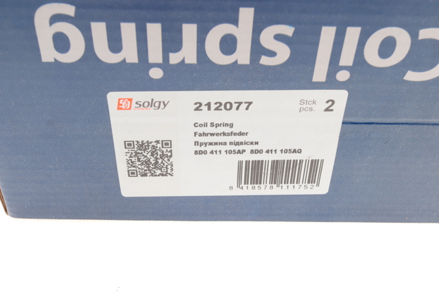 Пружина передня Solgy 212077 ціна, від 17.70 USD