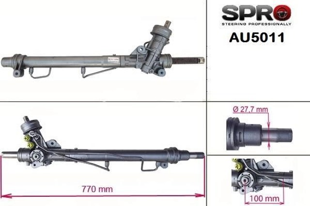 Рульова рейка AU211R MSG Rebuilding