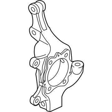 Цапфа - поворотний кулак передній, правий KIA Sedona (YP) (Кіа Sedona)