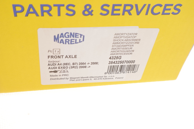 Амортизатори передні Magneti Marelli 354325070000