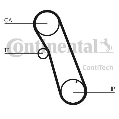 Зубчастий ремінь Continental/Siemens CT616 ціна, від 9.14 USD