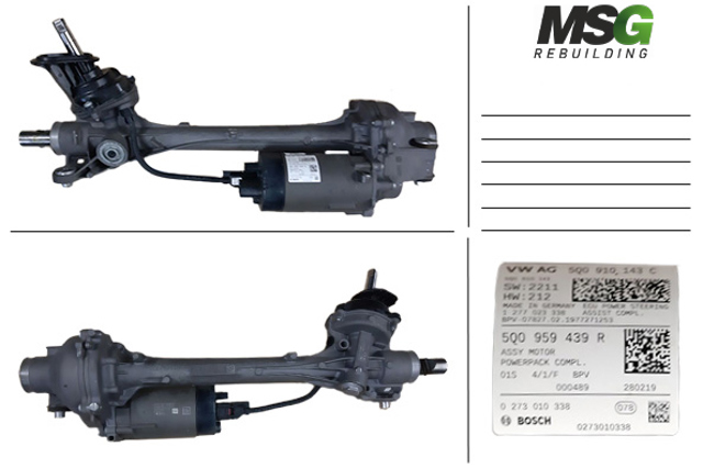 VW423NL00R MSG Rebuilding Рейковий рульовий механізм