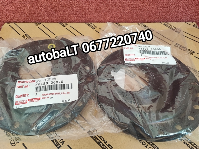 4815806080 Toyota Проставка (гумове кільце) пружини передньої, нижня
