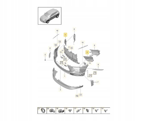 95B121333B1E0 Porsche 