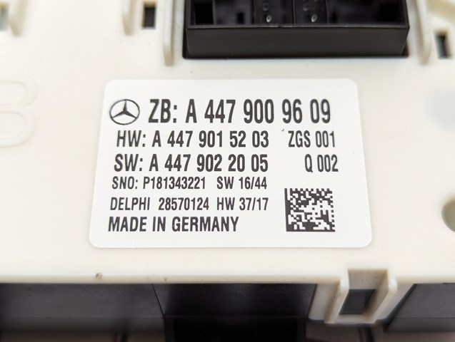 Блок керування сигналами SAM Mercedes A4479009609 ціна, від 293.02 USD