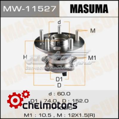 Маточина задня права Masuma MW11527