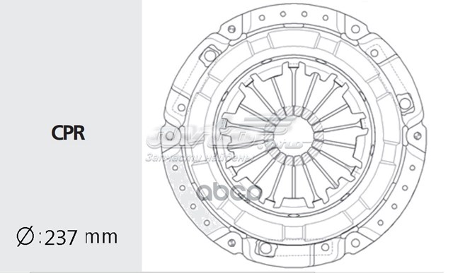 Корзина диска зчеплення VALEO DWC46