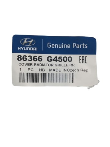 Облицювання радіатора Hyundai/Kia 86366G4500 ціна, від 93.07 USD