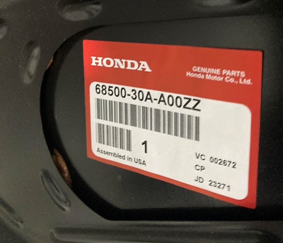  6850030AA00ZZ Honda