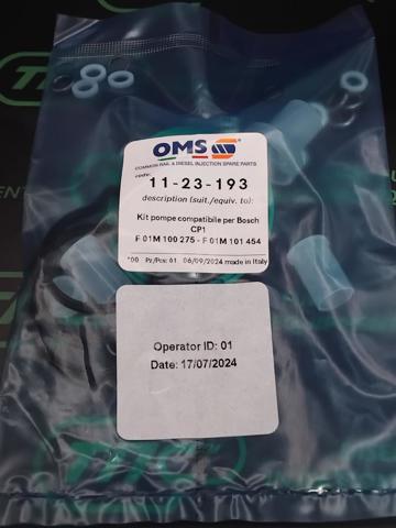 Купити 1123193 OMS Ремкомплект ПНВТ
