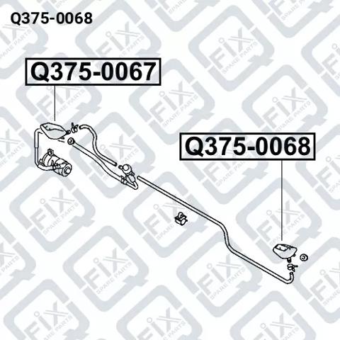 Купити MMR388033 Mitsubishi Форсунка омивача фари передньої, лівою