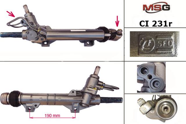 Управління рульове в зборі MSG Rebuilding CI231R ціна, від 190.04 USD