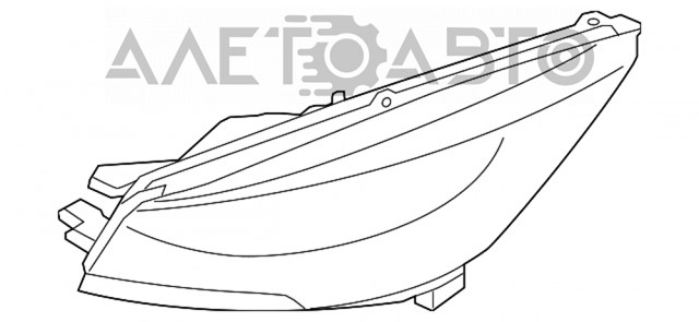 Фара передня права Signeda ZFD111799R