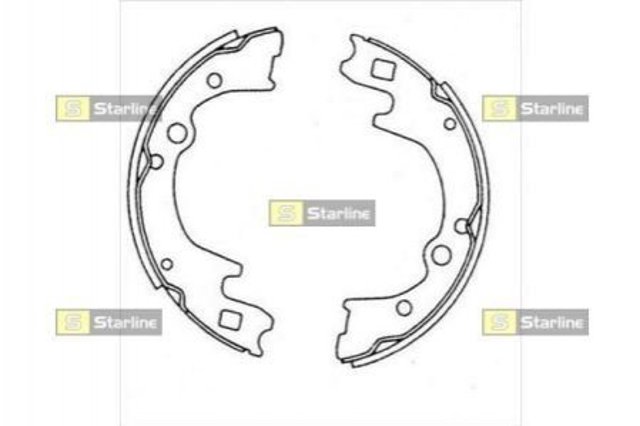 Колодки гальмові задні, барабанні Starline BC08270 ціна, від 31.67 USD