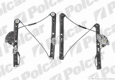 Купити 2008PSG1 Polcar Механізм стеклопідйомника водійських дверей