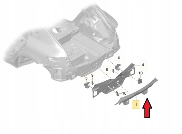 Купити 95B813303BYGRV Porsche 