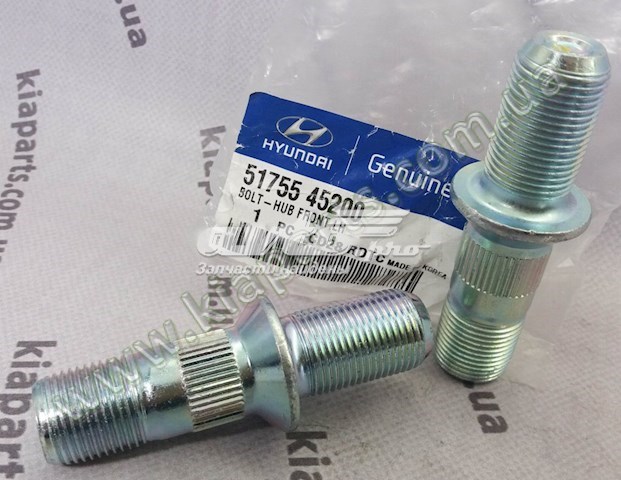 Болт кріплення маточини Hyundai/Kia 5175545200 ціна, від 3.07 USD