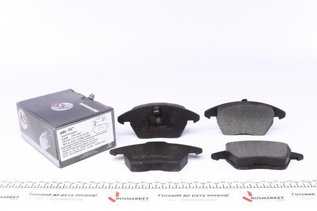 Гальмівні колодки AST AST587 ціна, від 22.37 USD