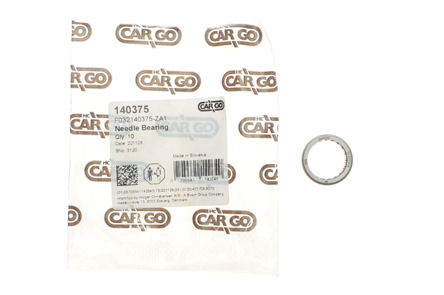 Підшипник стартера Cargo 140375 ціна, від 1.88 USD