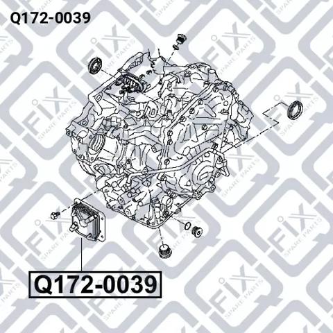 Купити Q1720039 Q-fix Радіатор охолодження, АКПП