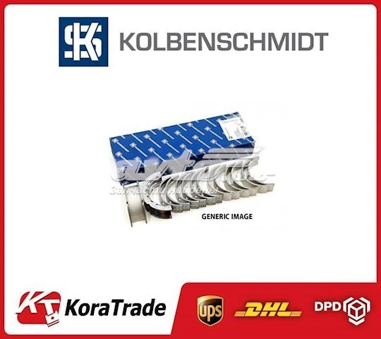 87489640 Kolbenschmidt Вкладиші колінвалу, корінні, комплект, 4-й ремонт (+1,00)